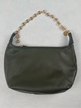 A New Day Shoulder Bag Gold Chain Strap Faux Leather Handbag